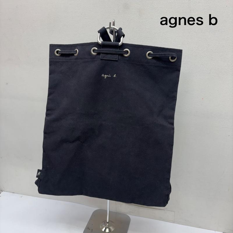 アニエス・ベー agnes b. バッグ バッグ 巾着リュック キャンバス リザートタグ リュックサック バックパック レディース USED 古着 中古 50155700