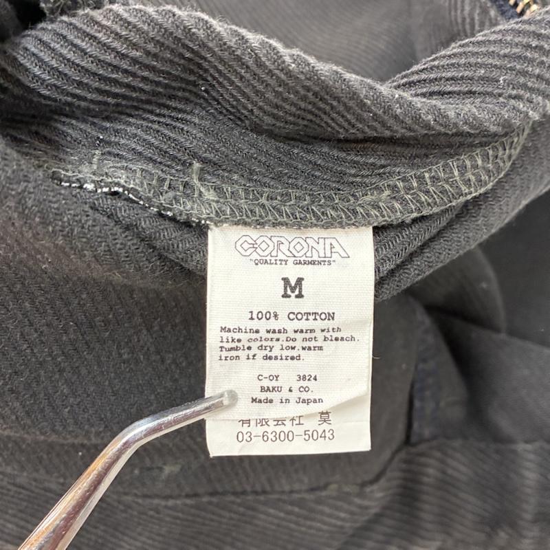 コロナ CORONA パンツ ワークパンツ、ペインターパンツ UTILITY SLACKS ファティーグ ベイカー パンツ テーパード CP088 M チャコールグレー / チャコールグレー / メンズ USED 古着 中古 50155713