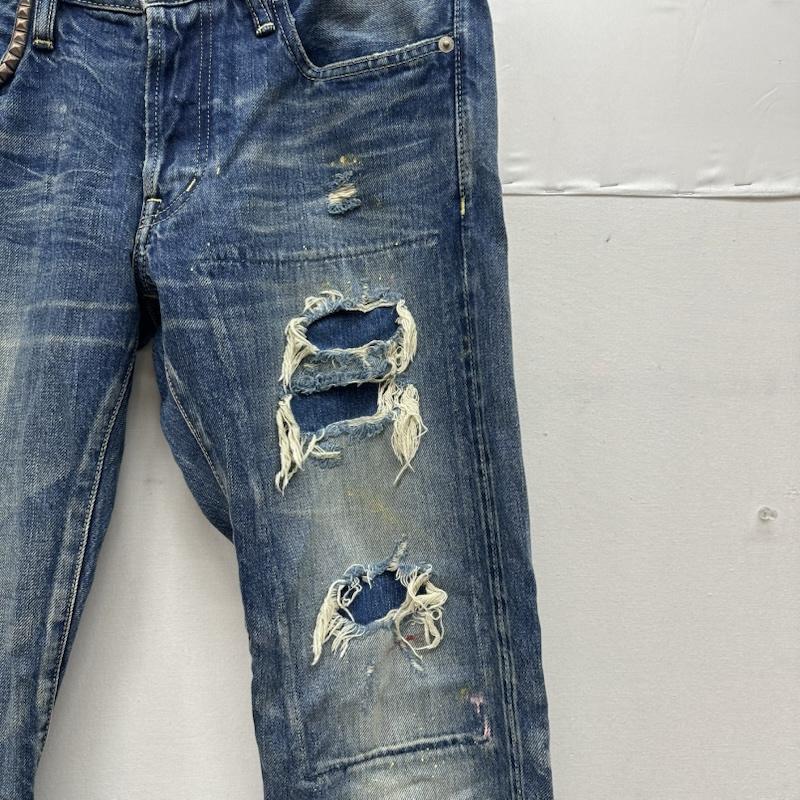 ヒステリックグラマー HYSTERIC GLAMOUR パンツ デニム、ジーンズ ダメージ 加工 スタッズ デニム パンツ 0231AP02 32インチ インディゴ / インディゴ / Indigo メンズ USED 古着 中古 50155716