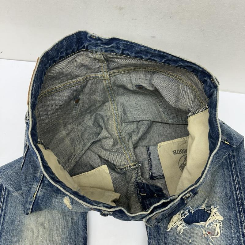 ヒステリックグラマー HYSTERIC GLAMOUR パンツ デニム、ジーンズ ダメージ 加工 スタッズ デニム パンツ 0231AP02 32インチ インディゴ / インディゴ / Indigo メンズ USED 古着 中古 50155716