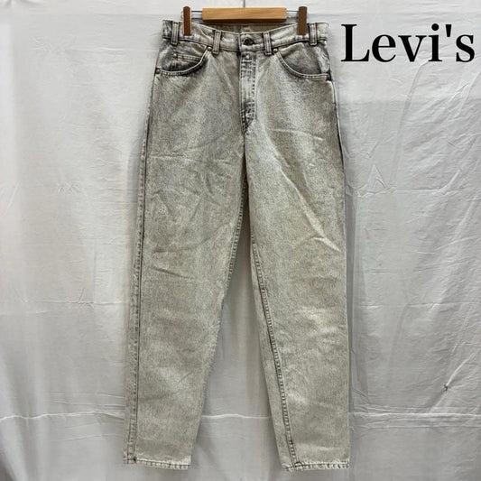リーバイス Levi s パンツ デニム、ジーンズ 00s 09年 SILVER TAB シルバータブ カナダ製 550 アシッド ケミカル ウォッシュ テーパード デニムパンツ 32インチ メンズ USED 古着 中古 50155717