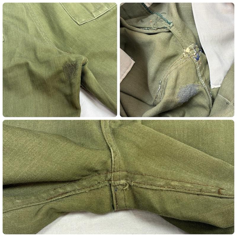 ラングラー Wrangler パンツ ワークパンツ、ペインターパンツ 70s 80s USA製 フレア スラックス ミリタリー パンツ TALON ヴィンテージ 33インチ ワンポイント X ロゴ、文字 カーキ / カーキ / khaki メンズ USED 古着 中古 50155718