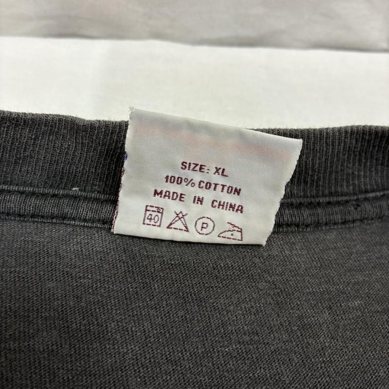 古着 USED Tシャツ 半袖 NO PROBLEM アメリカン イーグル サンダー ファイヤー バイカー Tシャツ フェード XL ロゴ、文字 X プリント チャコールグレー / チャコールグレー / メンズ USED 古着 中古 50155743