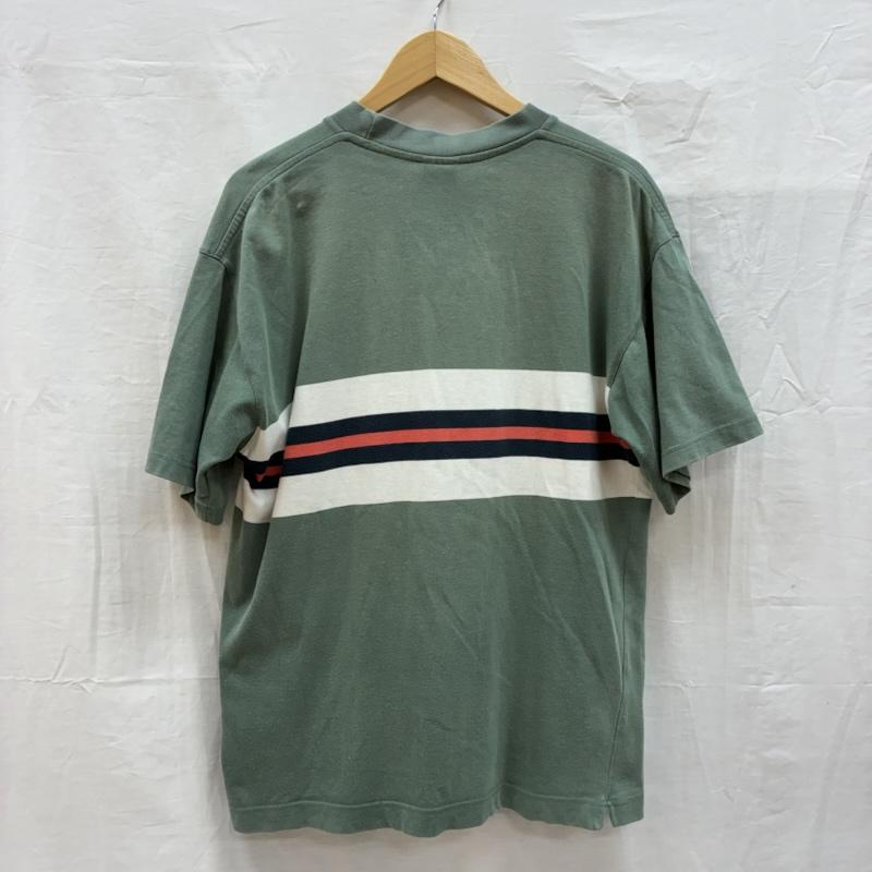 ナイキ NIKE Tシャツ 半袖 90s 銀タグ マルチボーダー 刺繍 ロゴ Tシャツ オールド ヴィンテージ M ボーダー柄 X ロゴ、文字 X 刺繍 メンズ USED 古着 中古 50155746
