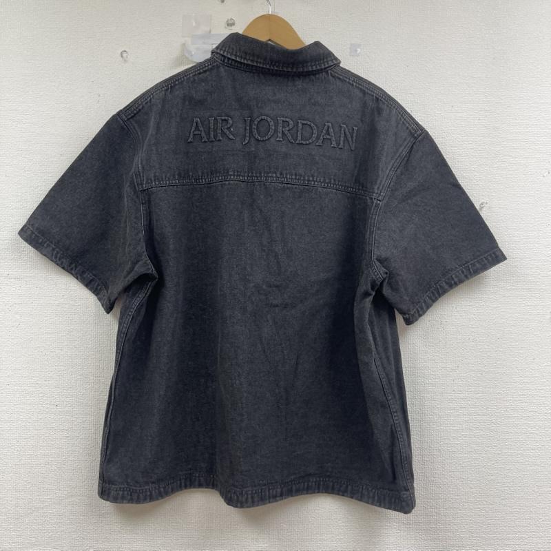 ナイキ NIKE シャツ、ブラウス 半袖 JORDAN 半袖 デニム シャツ ジャケット FZ2131-010 XL ダークグレー / ダークグレー / メンズ USED 古着 中古 50155748
