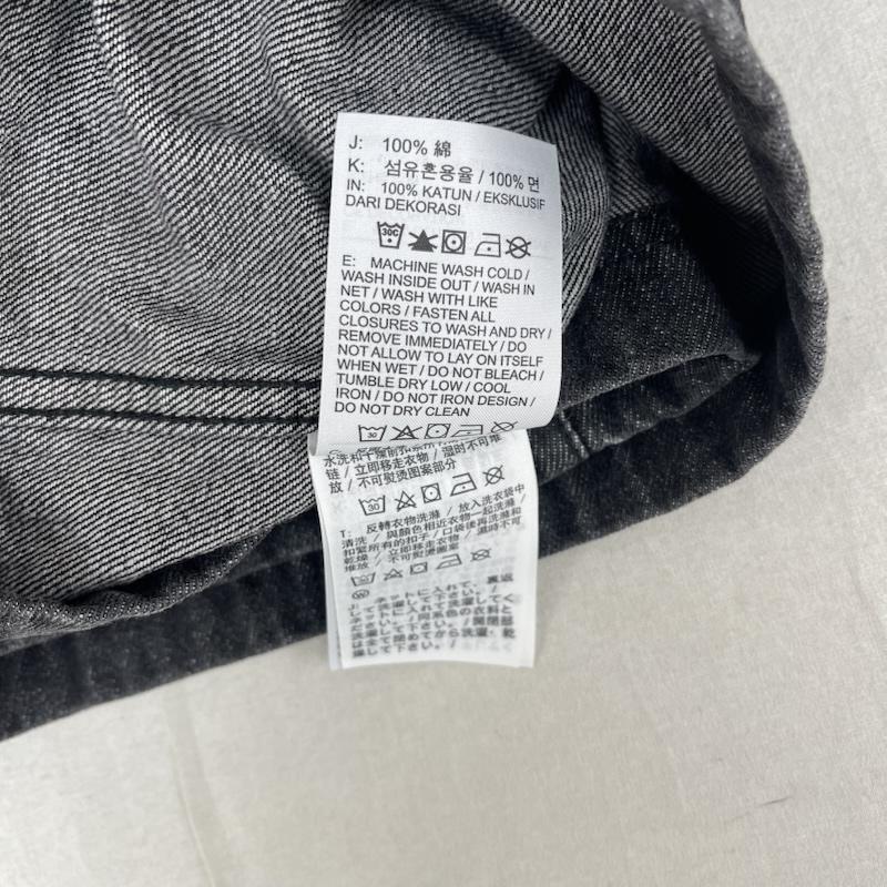 ナイキ NIKE シャツ、ブラウス 半袖 JORDAN 半袖 デニム シャツ ジャケット FZ2131-010 XL ダークグレー / ダークグレー / メンズ USED 古着 中古 50155748