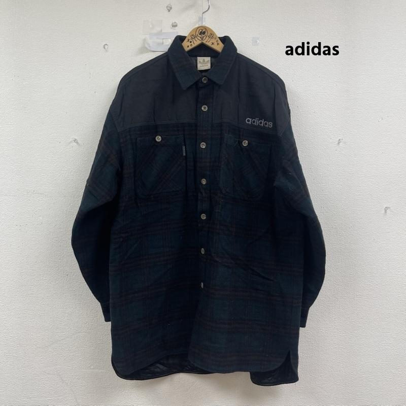 アディダス adidas ジャケット、上着 ジャケット、ブレザー デサント製 ボアフリース キルティング ジャケット AA5771 L 黒 / ブラック / black メンズ USED 古着 中古 50155763