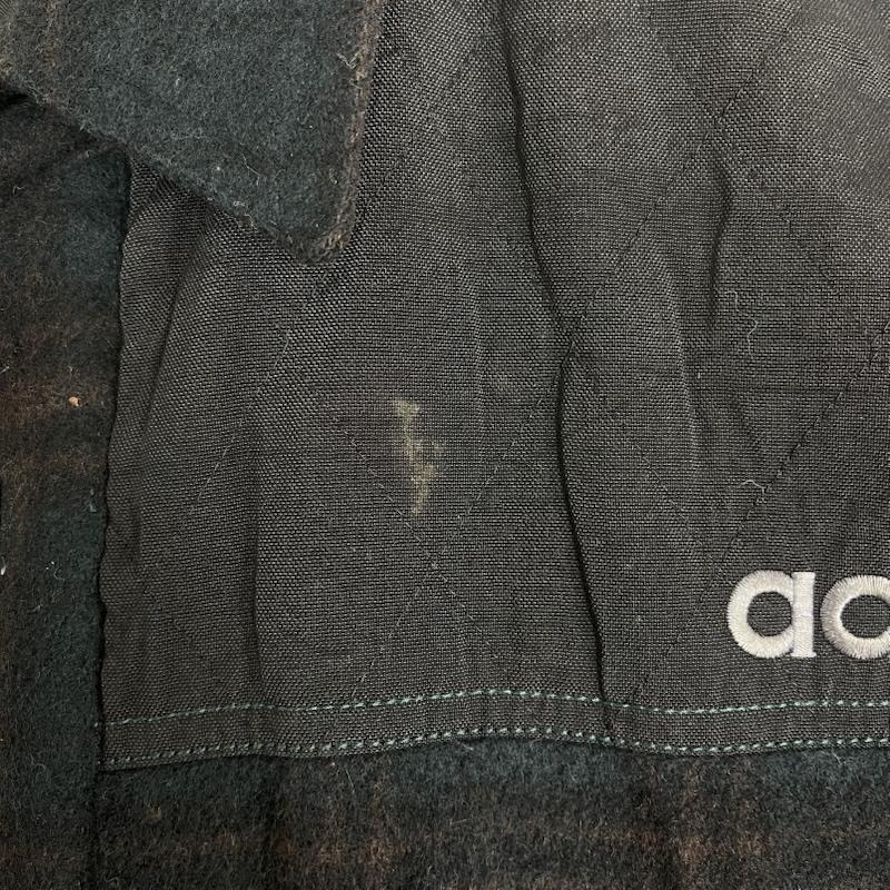 アディダス adidas ジャケット、上着 ジャケット、ブレザー デサント製 ボアフリース キルティング ジャケット AA5771 L 黒 / ブラック / black メンズ USED 古着 中古 50155763