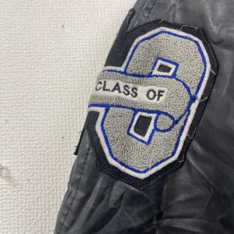 古着 USED ジャケット、上着 ジャンパー、ブルゾン powers VARSITY JACKETS 袖 レザー スタジャン バーシティ ジャケット M 黒 / ブラック / black メンズ USED 古着 中古 50155764