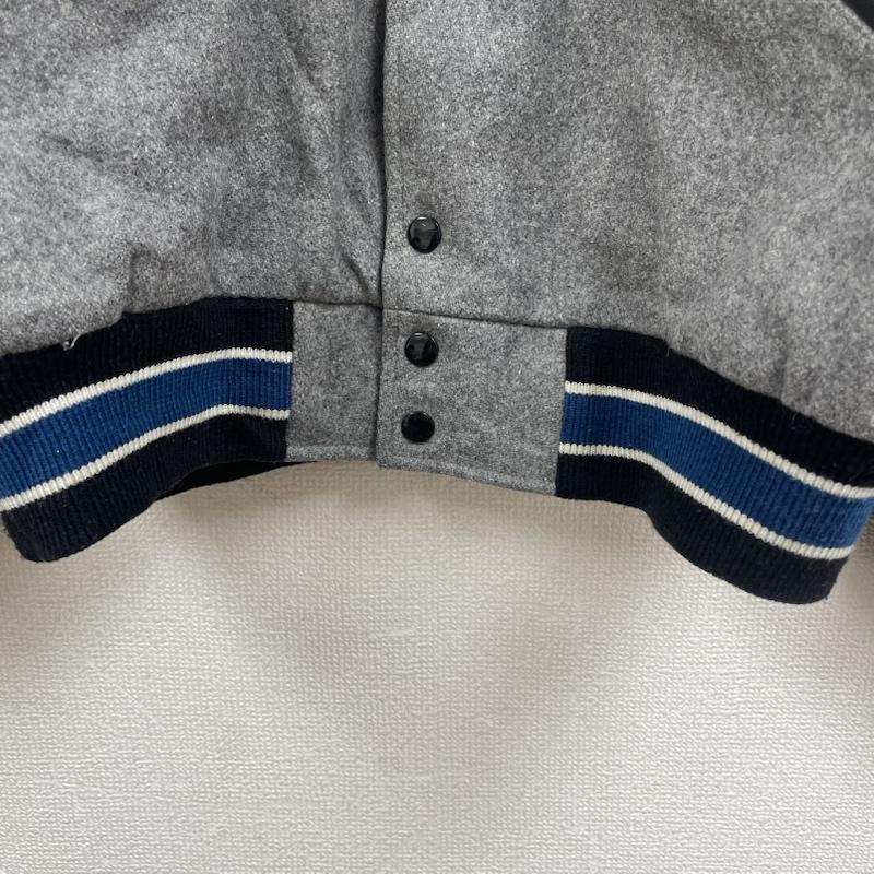 古着 USED ジャケット、上着 ジャンパー、ブルゾン powers VARSITY JACKETS 袖 レザー スタジャン バーシティ ジャケット M 黒 / ブラック / black メンズ USED 古着 中古 50155764