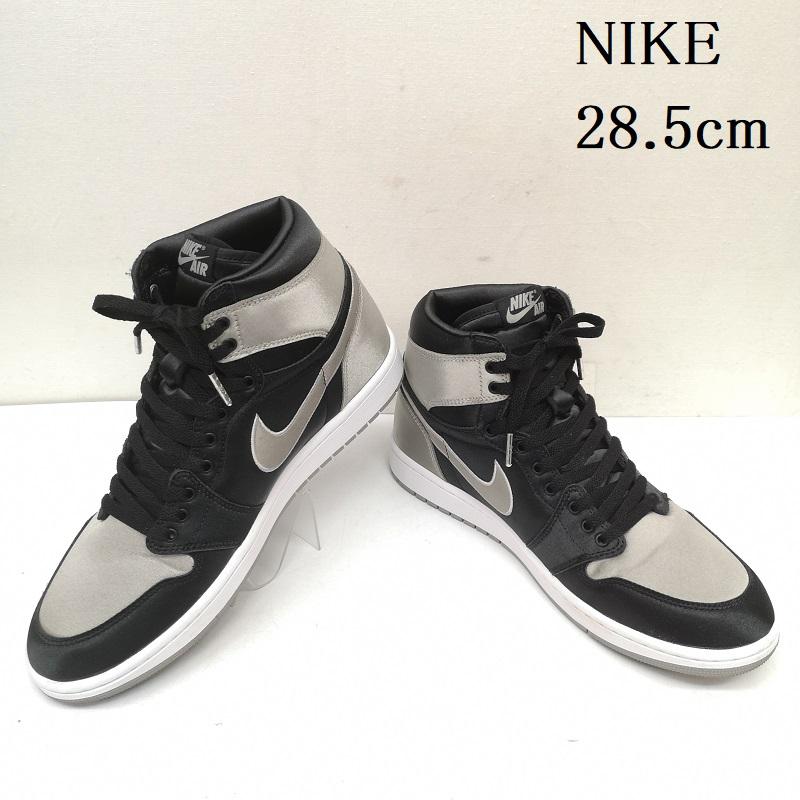 ナイキ NIKE スニーカー スニーカー WMNS AIR JORDAN 1 RETRO HI OG FD4810-010 スニーカー 28.5cm 黒 / ブラック / black X 銀 / シルバー / silver color メンズ USED 古着 中古 50155771