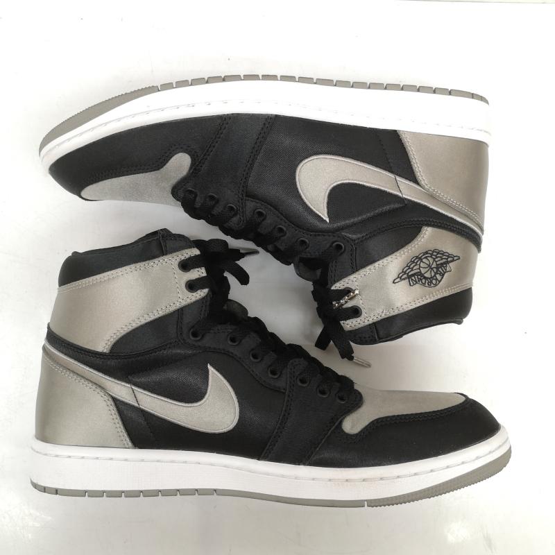 ナイキ NIKE スニーカー スニーカー WMNS AIR JORDAN 1 RETRO HI OG FD4810-010 スニーカー 28.5cm 黒 / ブラック / black X 銀 / シルバー / silver color メンズ USED 古着 中古 50155771