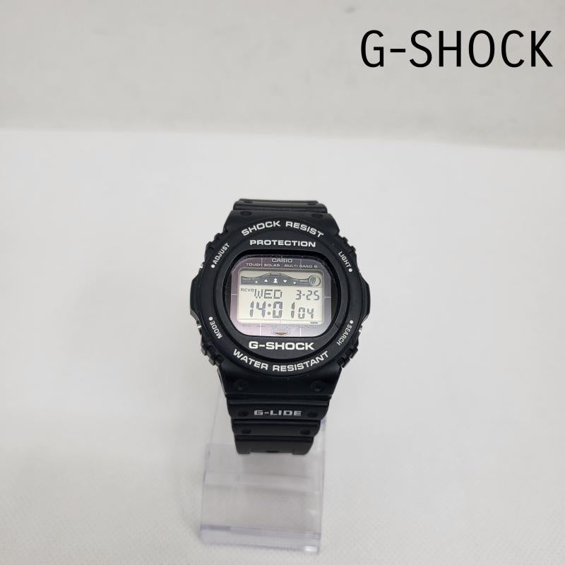 ジーショック G-SHOCK 腕時計 デジタル GWX-5700CS-1JF G-LIDE Gライド 腕時計 電波ソーラー - 黒 / ブラック / black メンズ USED 古着 中古 50155776