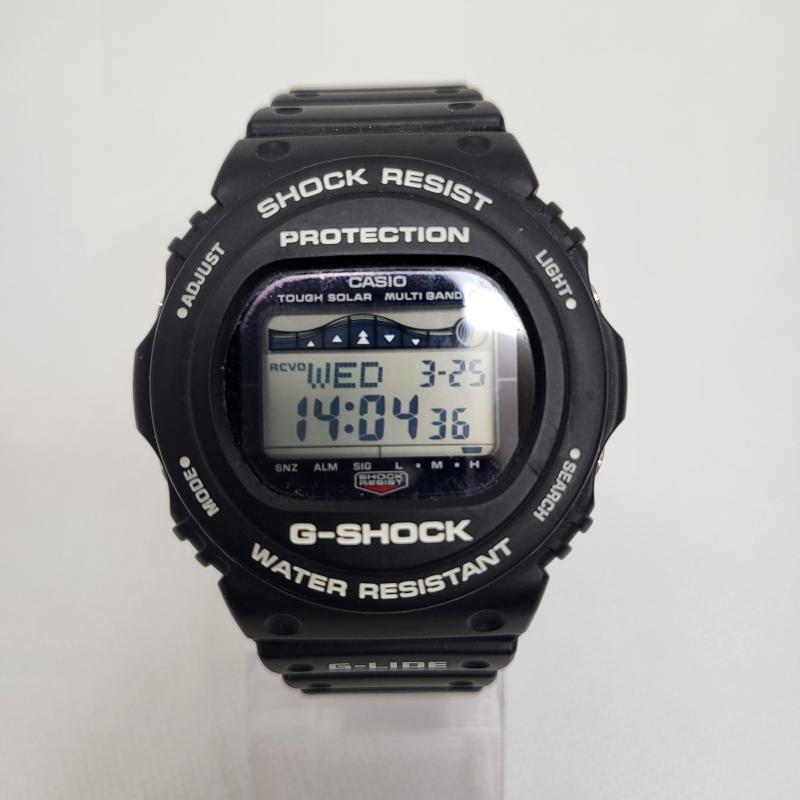 ジーショック G-SHOCK 腕時計 デジタル GWX-5700CS-1JF G-LIDE Gライド 腕時計 電波ソーラー - 黒 / ブラック / black メンズ USED 古着 中古 50155776