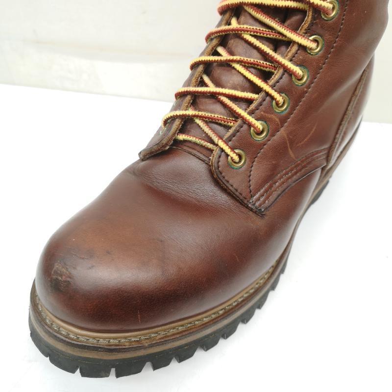 レッドウィング RED WING ブーツ 一般 PT91 プリント 4418 ロガー ブーツ 95年製 スチールトゥ インナー付 US：7.5 茶 / ブラウン / brown メンズ USED 古着 中古 50155779