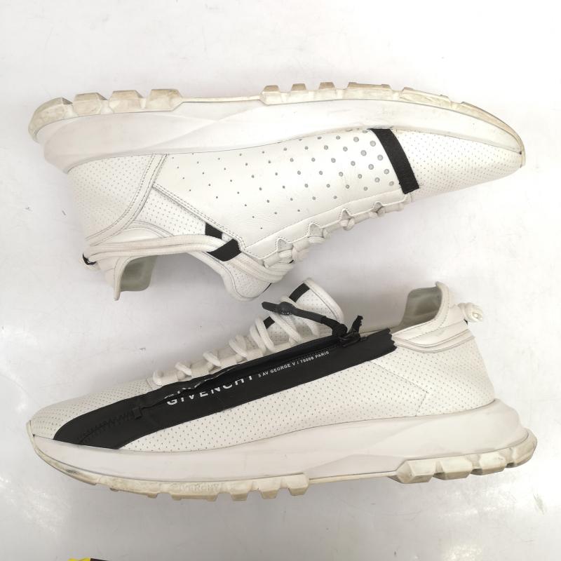 ジバンシィ GIVENCHY スニーカー スニーカー BE0019E0SV SPECTRE スペクトル スニーカー 44 28.0cm 白 / ホワイト / white X 黒 / ブラック / black メンズ USED 古着 中古 50155785