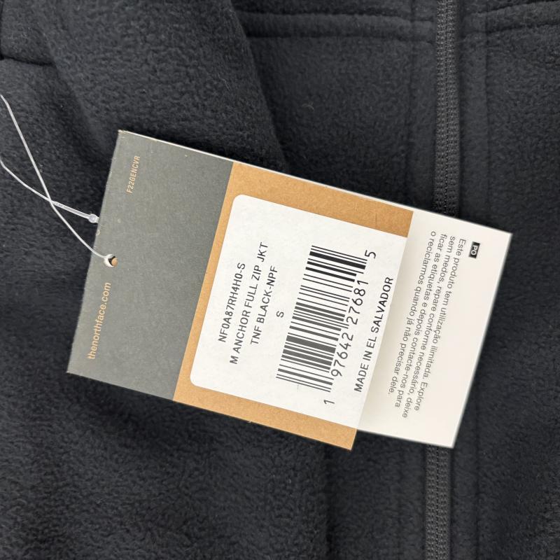 ザノースフェイス THE NORTH FACE ジャケット、上着 ジャンパー、ブルゾン ANCHOR FULL ZIP JACKET フリース フルジップ US限定 NF0A87RH4H0 S 黒 / ブラック / black メンズ USED 古着 中古 50155798
