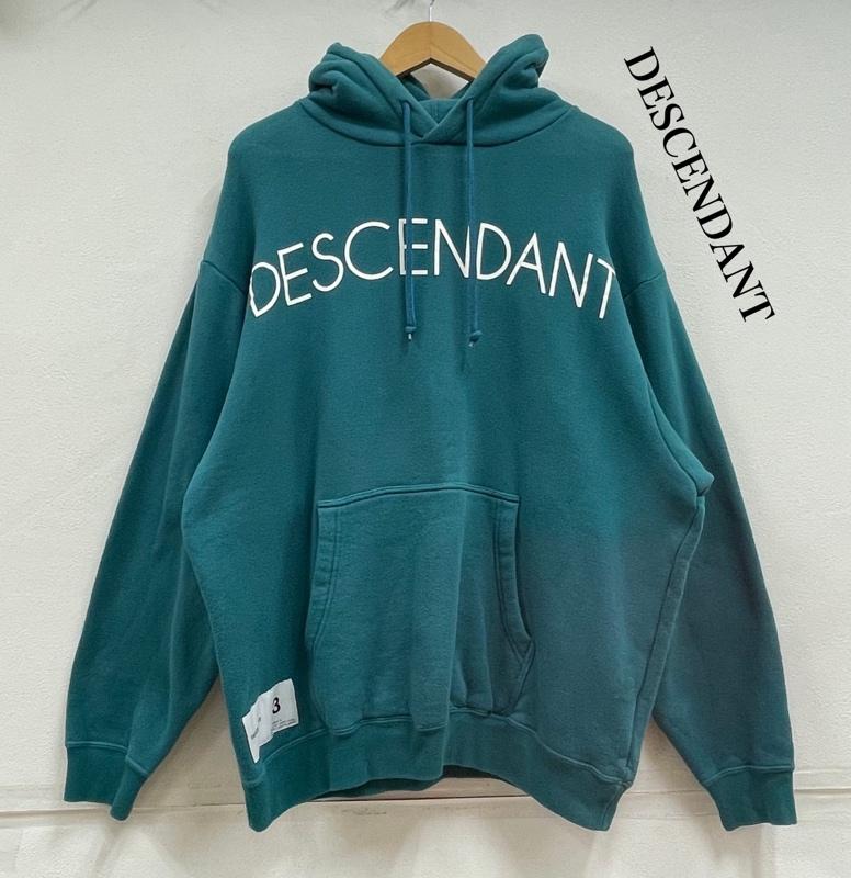 ディセンダント DESCENDANT パーカー 長袖 スウェット フーディー パーカー ロゴ プリント フーデッド プルオーバー 3 ロゴ、文字 X プリント メンズ USED 古着 中古 50155807