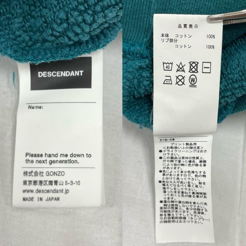 ディセンダント DESCENDANT パーカー 長袖 スウェット フーディー パーカー ロゴ プリント フーデッド プルオーバー 3 ロゴ、文字 X プリント メンズ USED 古着 中古 50155807