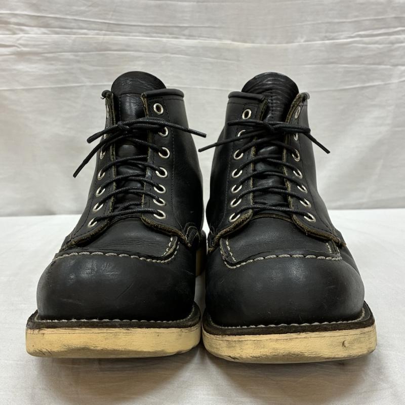 レッドウィング RED WING ブーツ ショートブーツ IRISH SETTER アイリッシュセッター 9075 オイルド レザー ワークブーツ US：8.5 黒 / ブラック / black メンズ USED 古着 中古 50155809