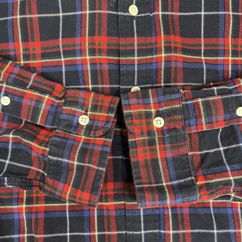 ラルフローレン RALPHLAUREN シャツ、ブラウス 長袖 チェック 柄 ネルシャツ 長袖 コットン XL マルチカラー / マルチカラー / multicolor メンズ USED 古着 中古 50155871