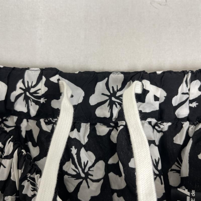 ブラックコムデギャルソン BLACK COMME des GARCONS スカート ひざ丈スカート チェック柄 デザイン 花柄 文字 スカート1e-s005 M 黒 / ブラック / black レディース USED 古着 中古 50155886