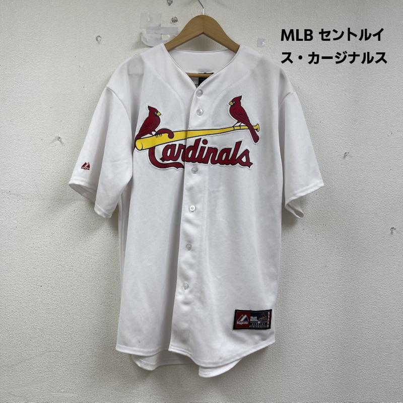 古着 USED シャツ、ブラウス 半袖 MLB セントルイス カージナルス ベースボール シャツ L 白 / ホワイト / white メンズ USED 古着 中古 50155889