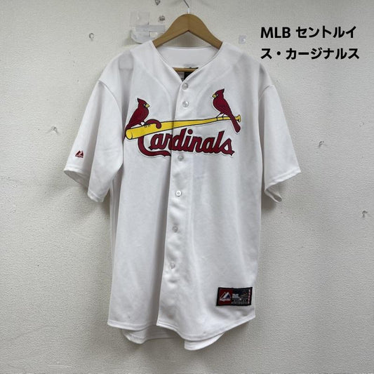 古着 USED シャツ、ブラウス 半袖 MLB セントルイス カージナルス ベースボール シャツ L 白 / ホワイト / white メンズ USED 古着 中古 50155889