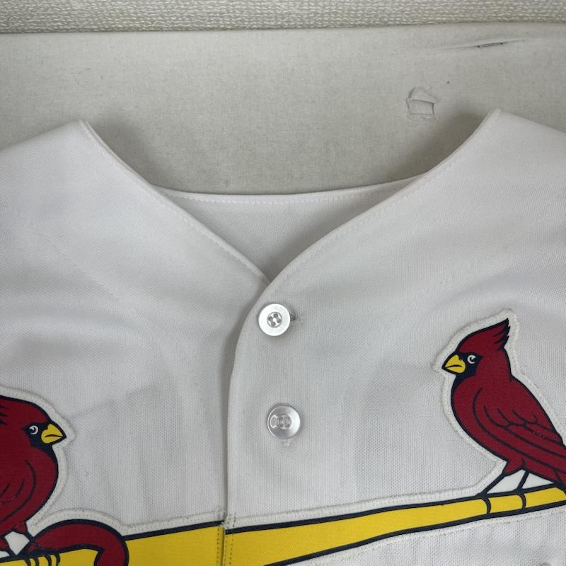 古着 USED シャツ、ブラウス 半袖 MLB セントルイス カージナルス ベースボール シャツ L 白 / ホワイト / white メンズ USED 古着 中古 50155889