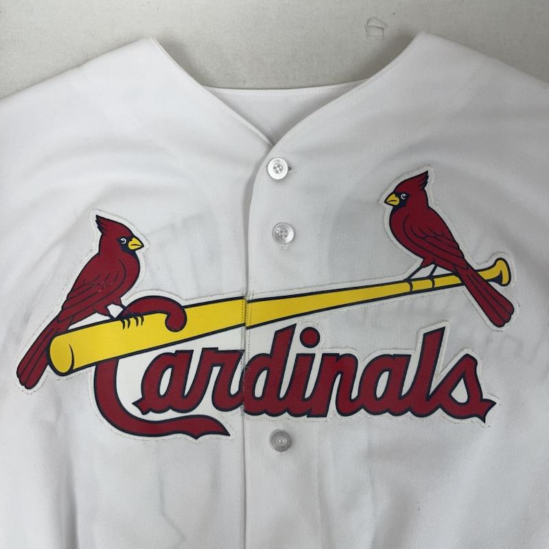 古着 USED シャツ、ブラウス 半袖 MLB セントルイス カージナルス ベースボール シャツ L 白 / ホワイト / white メンズ USED 古着 中古 50155889