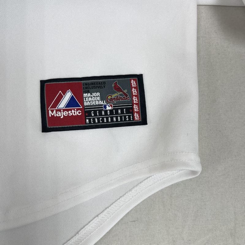 古着 USED シャツ、ブラウス 半袖 MLB セントルイス カージナルス ベースボール シャツ L 白 / ホワイト / white メンズ USED 古着 中古 50155889