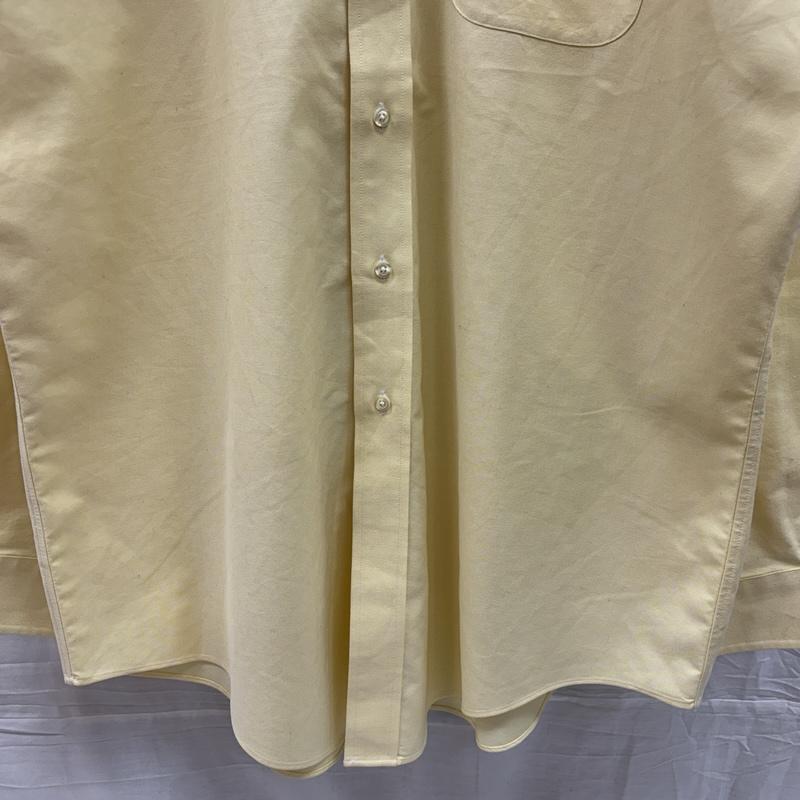 ブルックス ブラザーズ BROOKS BROTHERS シャツ、ブラウス 長袖 est1818 マレーシア製 スーピマコットン オックスフォード ボタンダウン 長袖 シャツ - 黄 / イエロー / yellow メンズ USED 古着 中古 50155895