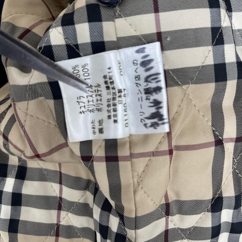 バーバリーロンドン Burberry London コート ピーコート ダブル ブレスト ピーコート 裏地 ノバチェック 子供服 130cm 紺 / ネイビー / navy ガールズ USED 古着 中古 50155900