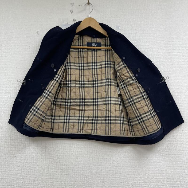 バーバリーロンドン Burberry London コート ピーコート ダブル ブレスト ピーコート 裏地 ノバチェック 子供服 130cm 紺 / ネイビー / navy ガールズ USED 古着 中古 50155900