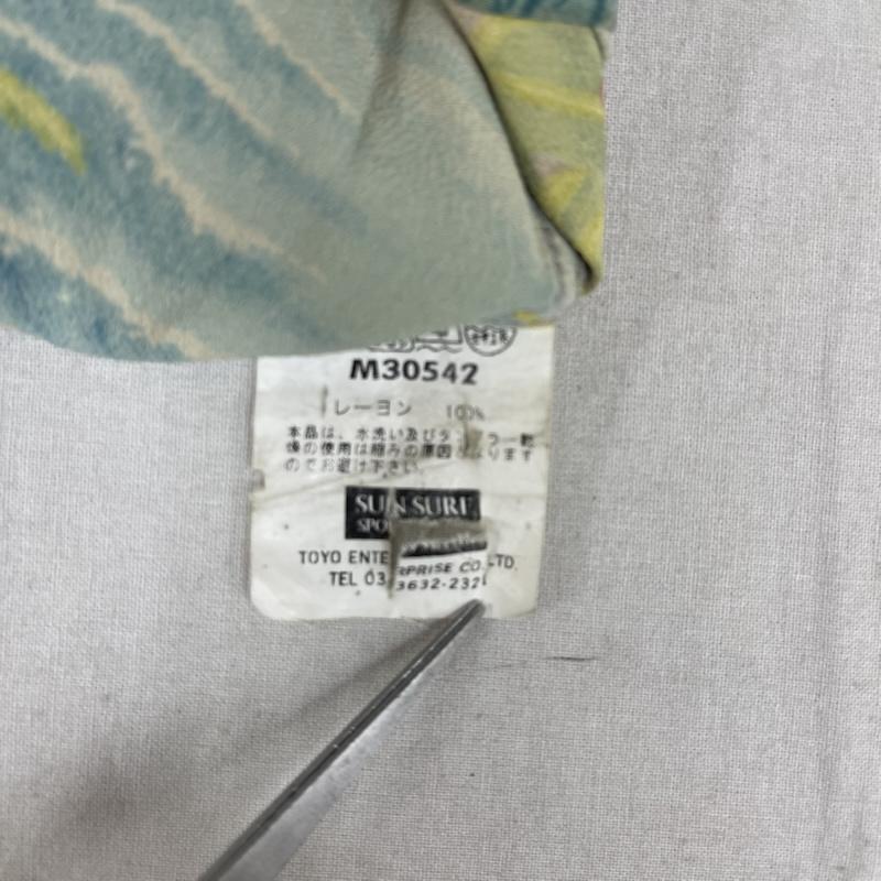 サンサーフ SUN SURF シャツ、ブラウス 半袖 FESTIVAL PALI 実名復刻版 M32542 アロハシャツ L 緑 / グリーン / green メンズ USED 古着 中古 50155905
