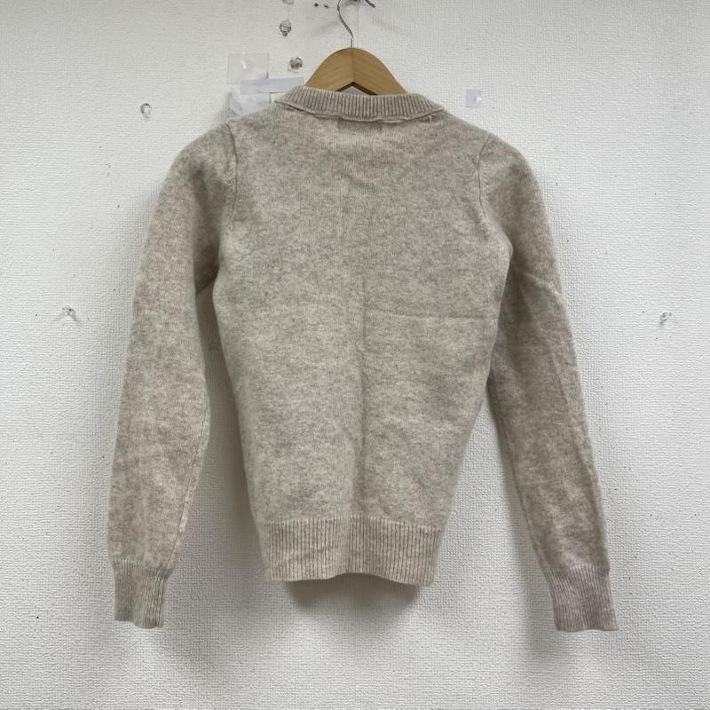 ステューシー STUSSY ニット、セーター 長袖 GIRLS Vネック マルチ カラー ボタン ラムウール ニット M ベージュ / ベージュ / beige レディース USED 古着 中古 50155906