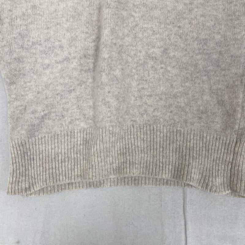 ステューシー STUSSY ニット、セーター 長袖 GIRLS Vネック マルチ カラー ボタン ラムウール ニット M ベージュ / ベージュ / beige レディース USED 古着 中古 50155906