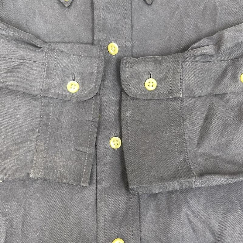 ラルフローレン RALPHLAUREN シャツ、ブラウス 長袖 90s 53% sillk 47% cotton BLAKE ボタンダウン 長袖 シャツ XXL 紺 / ネイビー / navy メンズ USED 古着 中古 50155909