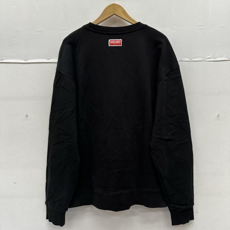 ケンゾー KENZO トレーナー 長袖 TIGER VARSITY REGULAR SWEATSHI 虎 ロゴ 刺繍 スウェット FD65SW0494MF XXL 黒 / ブラック / black メンズ USED 古着 中古 50155916