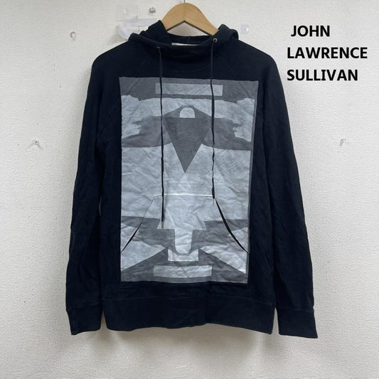 ジョンローレンスサリバン JOHN LAWRENCE SULLIVAN パーカー 長袖 プルオーバー グラフィック プリント パーカー S 黒 / ブラック / black メンズ USED 古着 中古 50155925