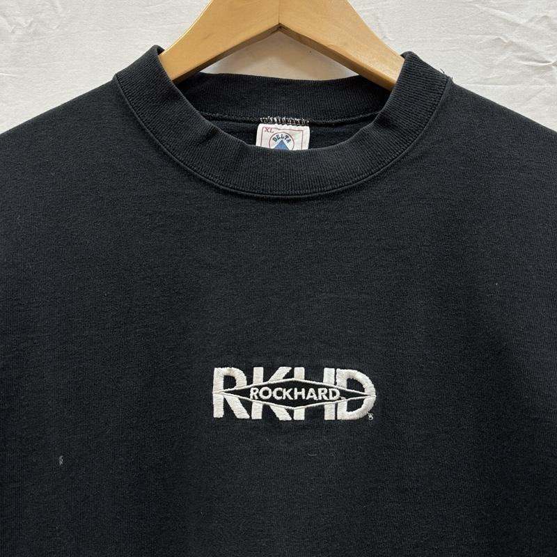 古着 USED Tシャツ 半袖 DELTA デルタ 90年代 ビンテージ USA製 ROCK HARD RKHD 刺繍 Tシャツ 90s VINTAGE XL 黒 / ブラック / black メンズ USED 古着 中古 50155926