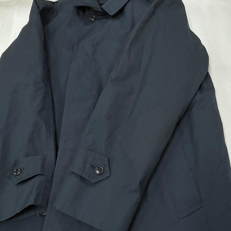 ロンドンフォグ LONDONFOG コート コート一般 ステンカラーコート 無地 ロング ヴィンテージ ライナー付き M 無地 紺 / ネイビー / navy X 黒 / ブラック / black メンズ USED 古着 中古 50155940