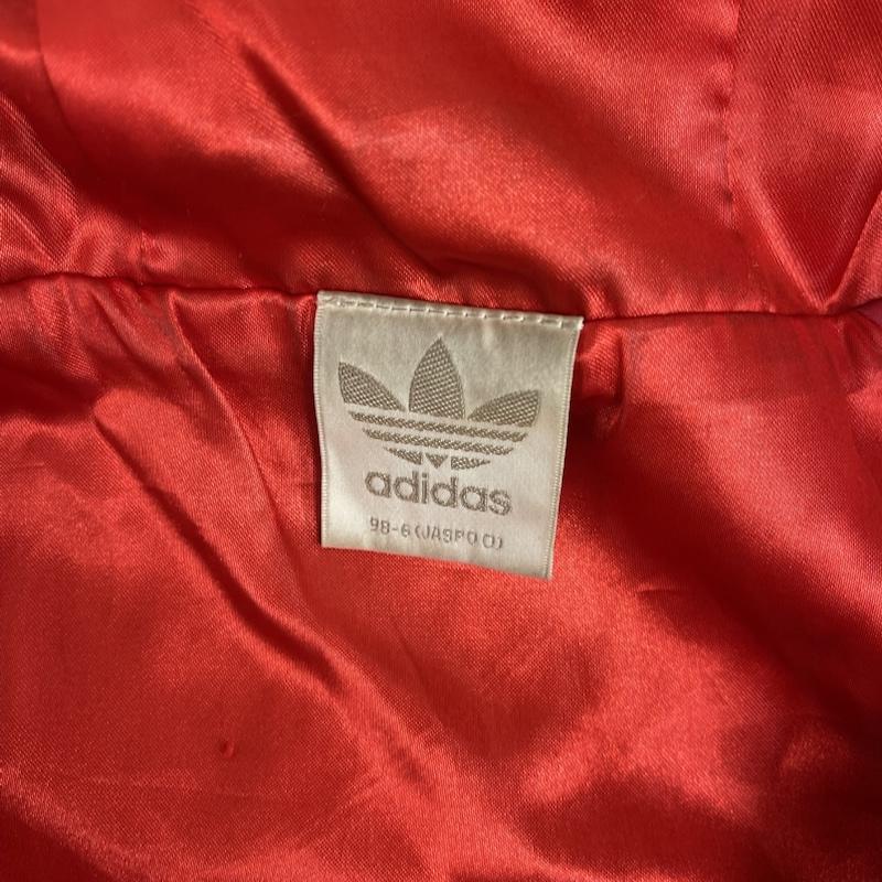 アディダス adidas ジャケット、上着 ジャンパー、ブルゾン 80s ヴィンテージ デサント期 ナイロン BIG ロゴ ジャケット 銀タグ 黒 / ブラック / black メンズ USED 古着 中古 50155941