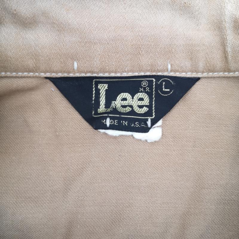 リー Lee ジャケット、上着 ジャンパー、ブルゾン 70s USA製 トラッカー モールスキン ジャケット L ベージュ / ベージュ / beige メンズ USED 古着 中古 50155957