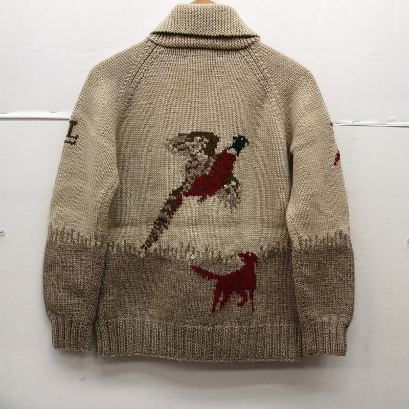 ローレンラルフローレン LAUREN RALPH LAUREN ジャケット、上着 ジャンパー、ブルゾン 90s ハンティング ハンドニット カウチン セーター ベージュ / ベージュ / beige レディース USED 古着 中古 50155962