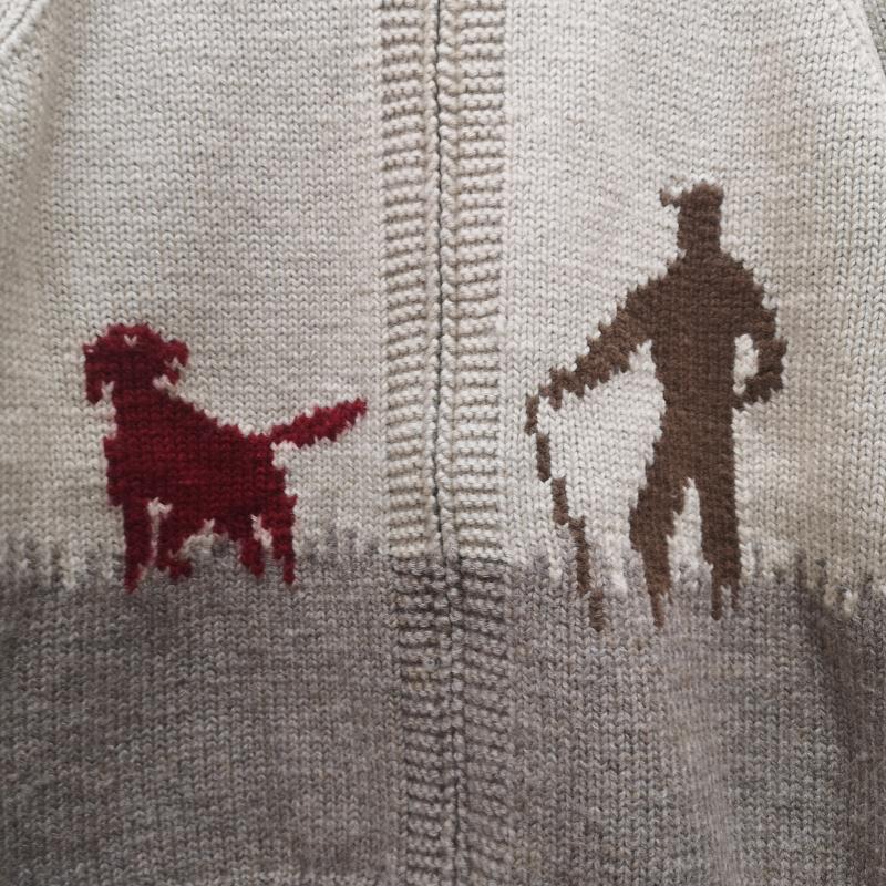 ローレンラルフローレン LAUREN RALPH LAUREN ジャケット、上着 ジャンパー、ブルゾン 90s ハンティング ハンドニット カウチン セーター ベージュ / ベージュ / beige レディース USED 古着 中古 50155962