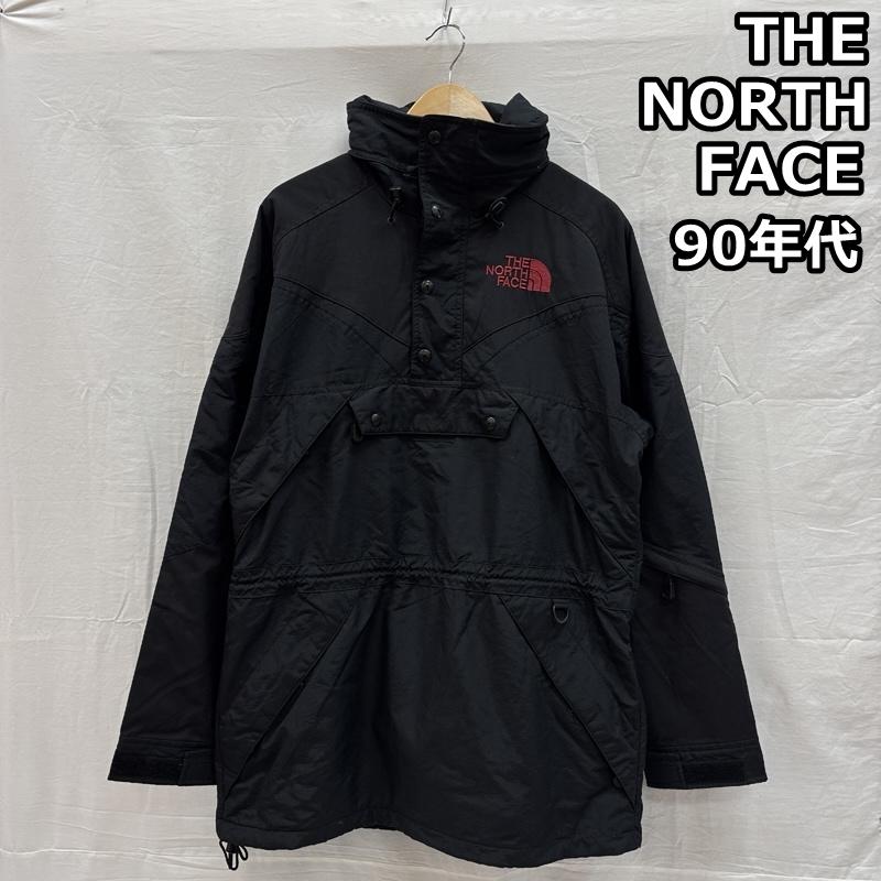 ザノースフェイス THE NORTH FACE ジャケット、上着 ジャンパー、ブルゾン 90年代 ビンテージ エクストリーム ライト ギア プルオーバー ナイロン ジャケット S 黒 / ブラック / black メンズ USED 古着 中古 50155968