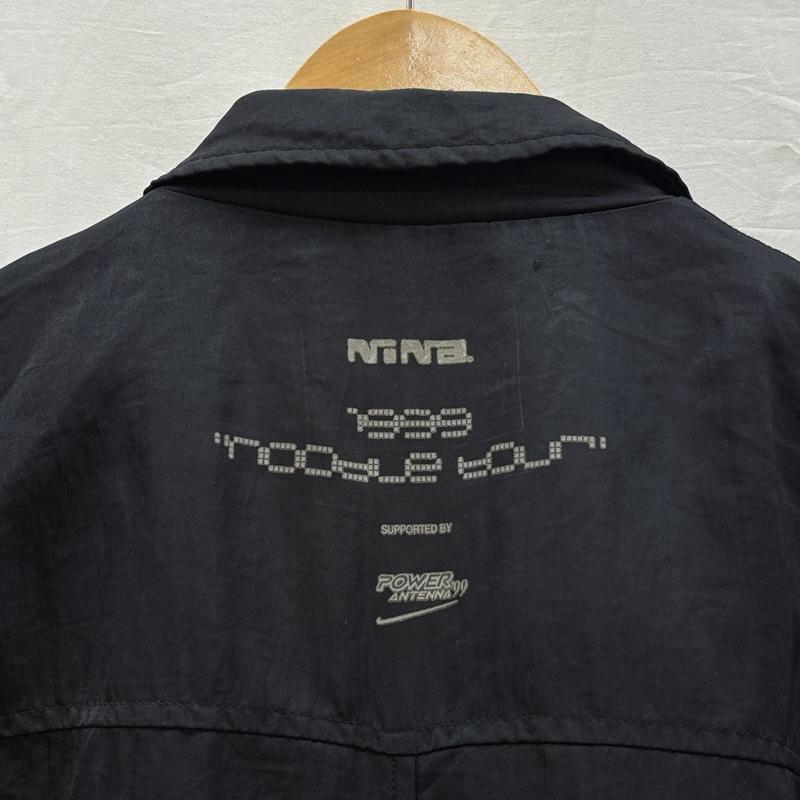 ネイバーフッド NEIGHBORHOOD コート コート一般 1999年 NiNa NOODLE TOUR ロゴ プリント ナイロン コート ジャケット 90年代 ビンテージ - 黒 / ブラック / black メンズ USED 古着 中古 50155969