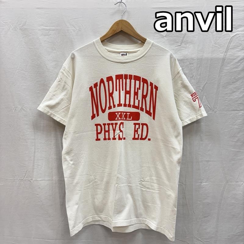 古着 USED Tシャツ 半袖 abvil アンビル 2000年代 00s NORTHERN PHYS ED アーチロゴ プリント Tシャツ L 白 / ホワイト / white メンズ USED 古着 中古 50155971