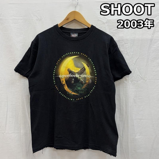 古着 USED Tシャツ 半袖 SHOOT 2003年 A Perfect Circle ツアー バンド Tシャツ 2000年代 00s M 黒 / ブラック / black メンズ USED 古着 中古 50155975